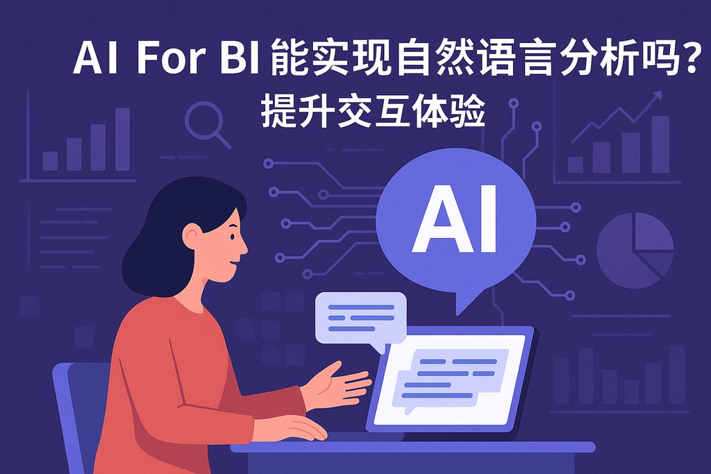 AI For BI能实现自然语言分析吗？提升交互体验